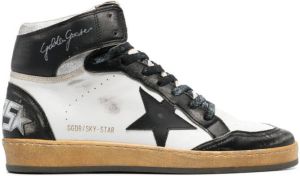 Golden Goose high-top lace-up leather sneakers White