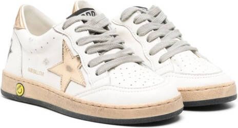 Golden Goose Kids Ball Star low-top sneakers White