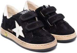 Golden Goose Kids Ball Star touch-strap sneakers Black