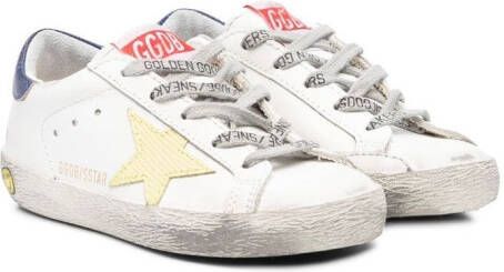 Golden Goose Kids distressed-effect low-top sneakers White