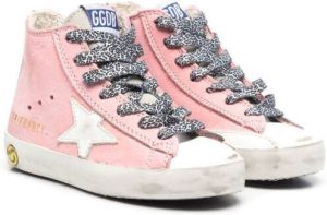 Golden Goose Kids Francy high-top sneakers Pink