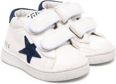 Golden Goose Kids June touch-strap sneakers White