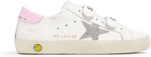 Golden Goose Kids logo-appliqué panelled sneakers White