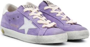 Golden Goose Kids low-top star sneakers Purple