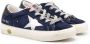 Golden Goose Kids May low-top lace-up sneakers Blue - Thumbnail 1