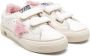 Golden Goose Kids May School leather sneakers White - Thumbnail 1