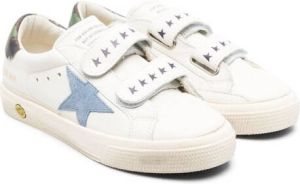 Golden Goose Kids May School touch-strap sneakers White