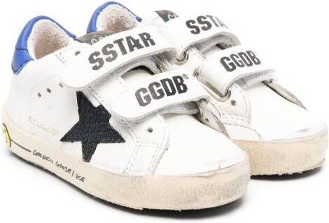 Golden Goose Kids Old School distress-effect sneakers White