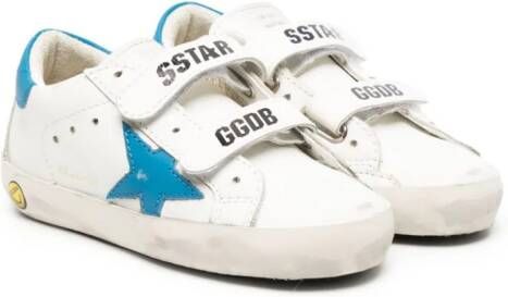 Golden Goose Kids Old School star-patch sneakers White