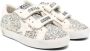 Golden Goose Kids Old School touch-strap sneakers Silver - Thumbnail 1