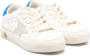 Golden Goose Kids One Star-logo lace-up sneakers White