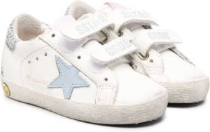 Golden Goose Kids One Star-logo low-top sneakers White