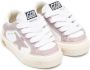 Golden Goose Kids panelled low-top leather sneakers White - Thumbnail 1