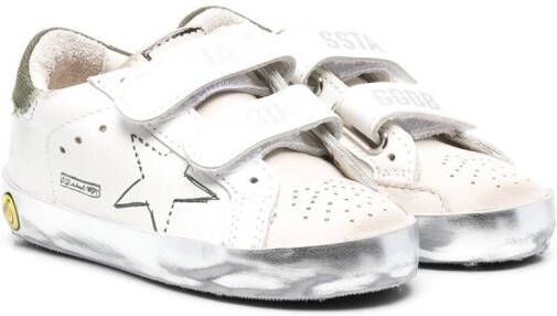 Golden Goose Kids Sstar touch-strap sneakers White