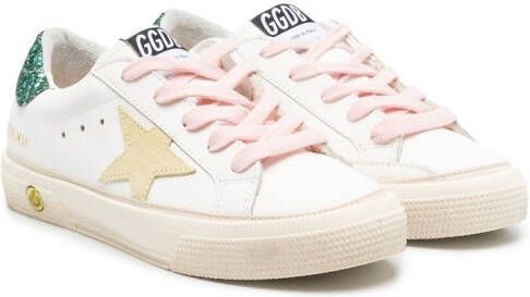 Golden Goose Kids star-patch low-top sneakers White
