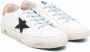 Golden Goose Kids star-patch panelled leather sneakers White - Thumbnail 1
