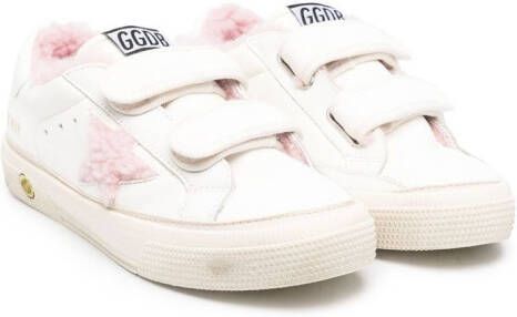 Golden Goose Kids Super-star touch-strap sneakers White