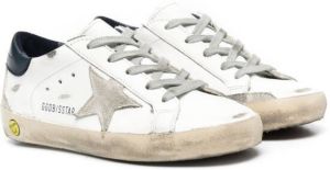 Golden Goose Kids Superstar distressed sneakers White