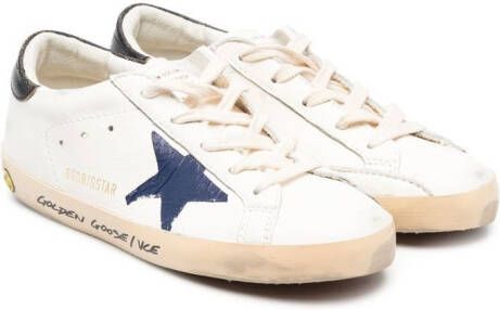 Golden Goose Kids Superstar lace-up sneakers White