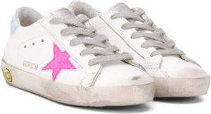 Golden Goose Kids Superstar lace-up trainers White