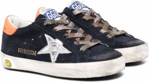Golden Goose Kids Superstar low-top lace-up sneakers Blue