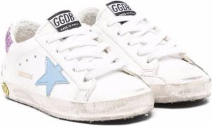 Golden Goose Kids Superstar low-top leather sneakers White