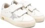 Golden Goose Kids touch-strap leather sneakers White - Thumbnail 1