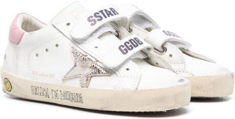 Golden Goose Kids touch-strap trainers White