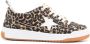 Golden Goose leather leopard-print sneakers Brown - Thumbnail 1