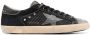 Golden Goose logo-patch leather sneakers Blue - Thumbnail 1