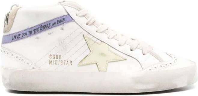 Golden Goose Mid Star hi-top sneakers White