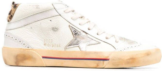 Golden Goose Mid Star high-top sneakers Neutrals