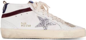 Golden Goose Mid-Star lace-up sneakers White