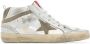Golden Goose Mid-Star laminated sneakers Silver - Thumbnail 1