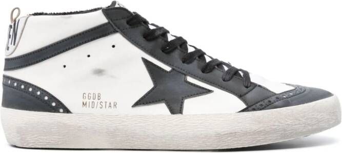 Golden Goose Mid Star leather sneakers Grey
