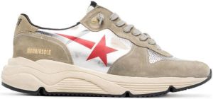Golden Goose panelled low-top sneakers Silver