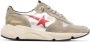 Golden Goose panelled low-top sneakers Silver - Thumbnail 1