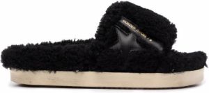 Golden Goose Poolstar shearling slides Black
