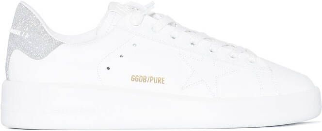 Golden Goose Purestar glitter detail sneakers White