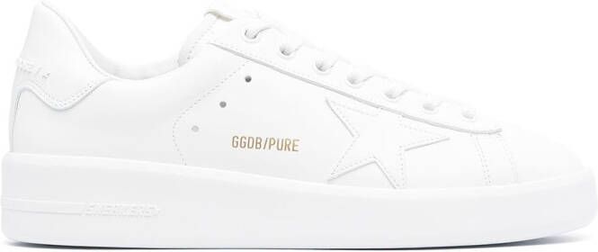Golden Goose Purestar logo low-top sneakers White