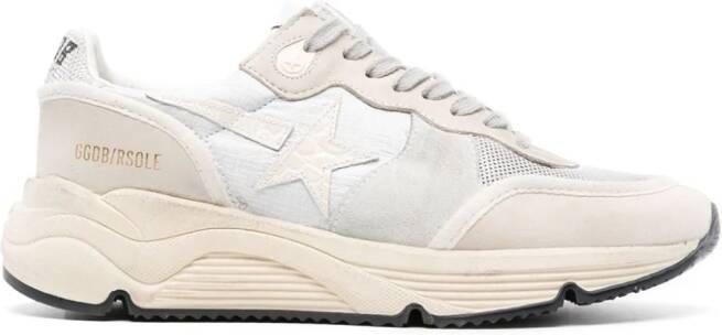 Golden Goose Running Sole leather sneakers Grey