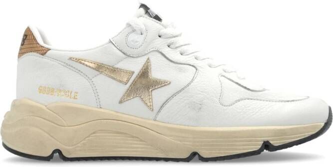 Golden Goose Running Sole leather sneakers White