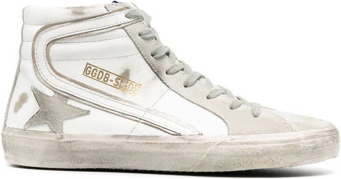 Golden Goose signature star patch sneakers White