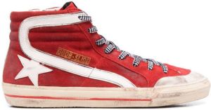 Golden Goose Slide hi-top sneakers Red