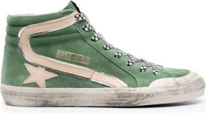 Golden Goose Slide high-top sneakers Green