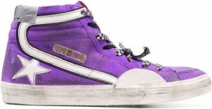 Golden Goose Slide high-top sneakers Purple