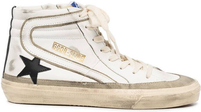Golden Goose Slide high-top sneakers White