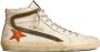 Golden Goose Slide leather high-top sneakers Neutrals - Thumbnail 1