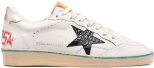 Golden Goose star-patch lace-up sneakers Neutrals
