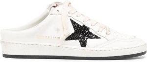 Golden Goose star-patch lace-up sneakers White
